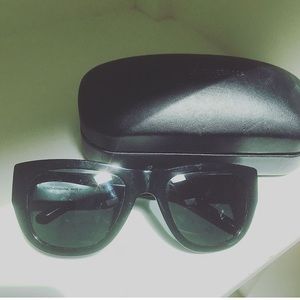 Dolce & Gabbana black on black sunglasses